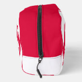 Trousse De Toilette Illusion abstraite rouge blanc (Droite)