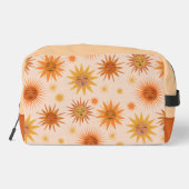 Trousse De Toilette Illustration de l'aquarelle orange Sun Face (Verso)