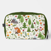 Trousse De Toilette Illustrations de style scandinave sur Motif crème (Recto)