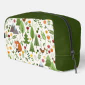 Trousse De Toilette Illustrations de style scandinave sur Motif crème (Coin droit)