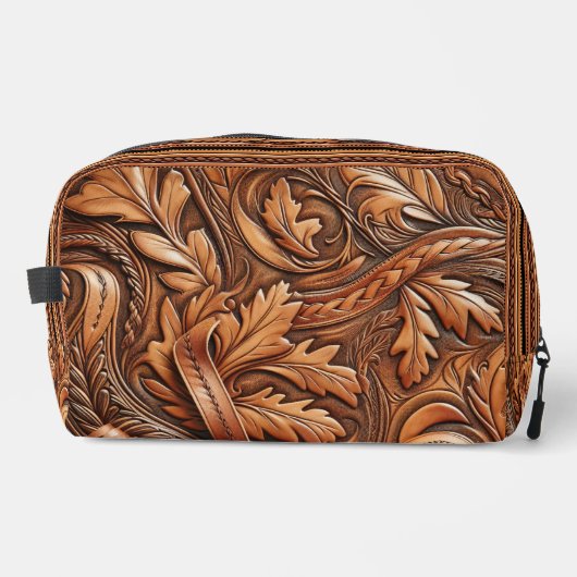 Trousse De Toilette Impression en cuir à outils de l'Ouest (Recto)