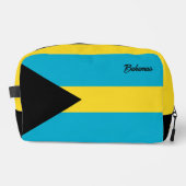 Trousse De Toilette Indicateur Bahamas du nom personnalisé (Recto)