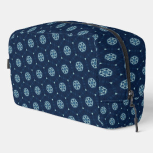 Trousse De Toilette Indigo Spirit : Boho Géométrie africaine