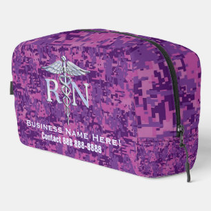 Trousse De Toilette Infirmière autorisée RN Caduceus avec texte