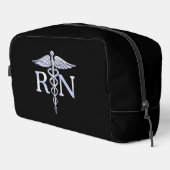 Trousse De Toilette Infirmière inscrite RN Caduceus Snakes Style sur n (Coin droit)