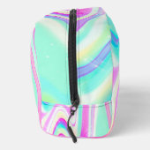 Trousse De Toilette Iridescente Holographique Liquide Swirl (Droite)