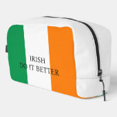 Trousse De Toilette Irish Do it Better Drôle drapeau irlandais coutume (Coin droit)