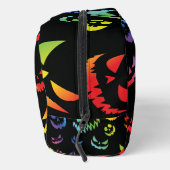 Trousse De Toilette Jack-o'-lantern face Citrouille noir et blanc (Droite)