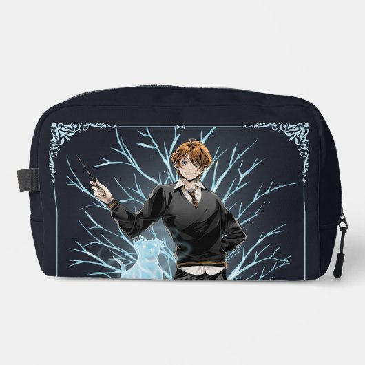 Trousse De Toilette Jack Russell Terrier Patronus d'Anime Ron Weasley (Recto)