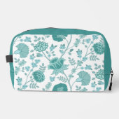 Trousse De Toilette Jacobean Floral Lg Motif Teintures sur blanc (Recto)
