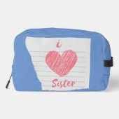 Trousse De Toilette j'aime ma soeur (Verso)