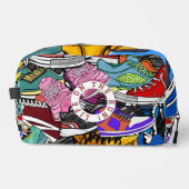 Trousse De Toilette Jogger du coureur d'art pop gras (Recto)