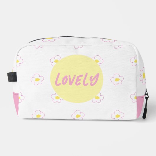 Trousse De Toilette Joli rose. (Recto)