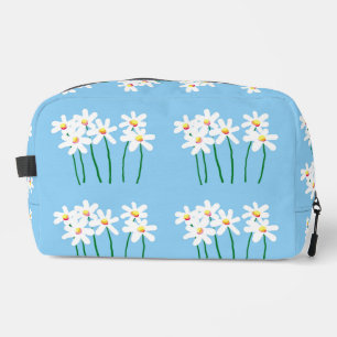 Trousse De Toilette Jolie bande de marguerites blanches