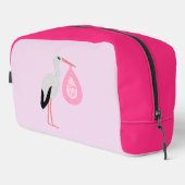 Trousse De Toilette Jolie chatte rose bébé fille Stork (Coin droit)