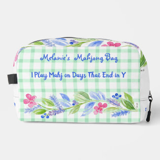 Trousse De Toilette Jouer Mahjong Dot Crak Bam Gr Watercolor Flower Zi