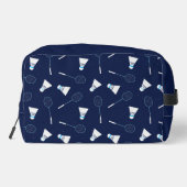 Trousse De Toilette Joueur de badminton Motif sportif monogramme (Verso)