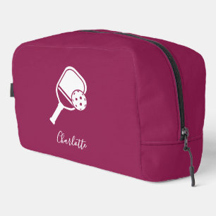 Trousse De Toilette Joueurs Personnalisés De Pickleball Script De Swag