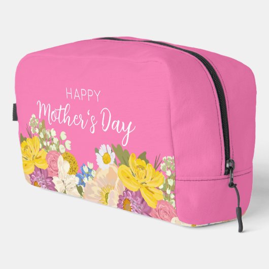 Trousse De Toilette Joyeuse Fête des mères florales (Coin droit)