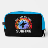 Trousse De Toilette Juste un garçon qui aime surfer (Recto)