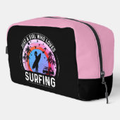 Trousse De Toilette Juste une fille qui aime surfer (Coin droit)