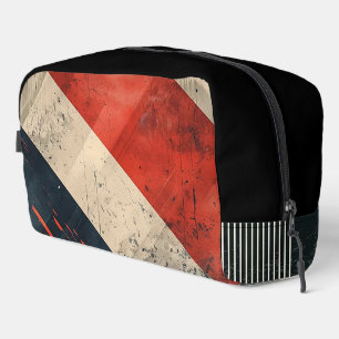 Trousse De Toilette Kit Dopp pour impression à deux faces pour hommes