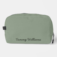Kit Dopp Simple minimaliste Sage Green Professiona