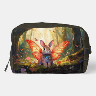 Trousse De Toilette Lapin Whimsical dans une forêt enchantée