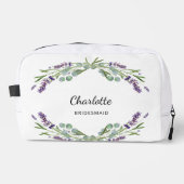 Trousse De Toilette Lavande fleurs verdure bridesmaid (Recto)