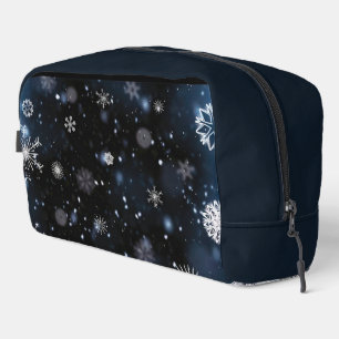 Trousse De Toilette Le Noël de SlipperyJoe, hiver magique paisible à