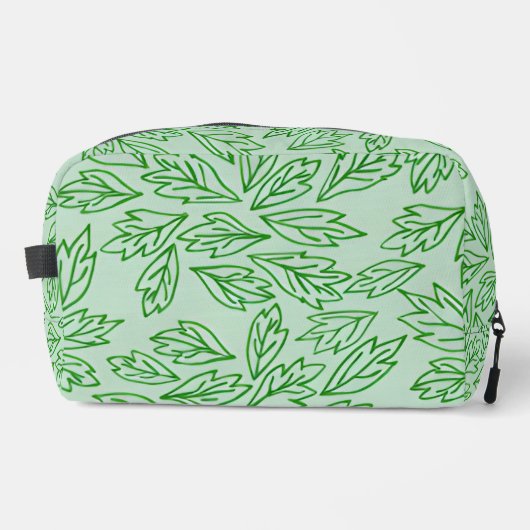 Trousse De Toilette Leaf pattern Design (Recto)