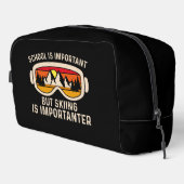 Trousse De Toilette L'École Est Importante, Le Ski Est Important (Coin droit)