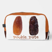 Trousse De Toilette Les deux dattes de SlipperyJoe rasées rides prunea (Recto)