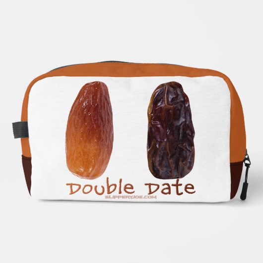 Trousse De Toilette Les deux dattes de SlipperyJoe rasées rides prunea (Recto)