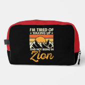 Trousse De Toilette Les sentiers du parc national de Zion (Recto)