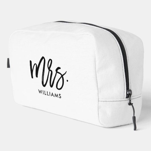 Trousse De Toilette Lettres de script "Nom de Mme" (Coin droit)