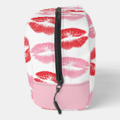 Trousse De Toilette Lèvres rouges et roses, Motif des lèvres, bâton à (Droite)