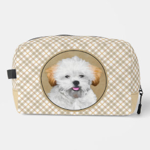 Trousse De Toilette Lhasa Apso Peinture Chiot Mignonne Art Chien Origi