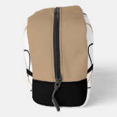 Trousse De Toilette Lignes Abstraites Gold et Black (Droite)