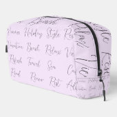 Trousse De Toilette Lilac Moderne Moderne Vacances Été Mots (Coin droit)