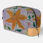 Trousse De Toilette Lily orange (Coin droit)