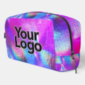 Trousse De Toilette Logo d'affaires de luxe rose Galaxy (Coin droit)