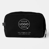 Trousse De Toilette Logo d'entreprise Moderne Design tendance Noir (Recto)