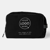 Trousse De Toilette Logo d'entreprise Moderne Design tendance Noir (Verso)