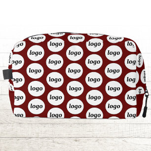 Trousse De Toilette Logo Motif Promotions Business Bourgogne Rouge