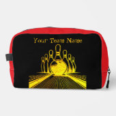 Trousse De Toilette Logo personnalisé de l'équipe de Bowling Golden (Recto)