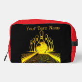 Trousse De Toilette Logo personnalisé de l'équipe de Bowling Golden (Verso)