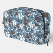 Trousse De Toilette LUAU TIKI PATTERN (Blue) DOPP KIT (Coin droit)
