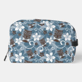 Trousse De Toilette LUAU TIKI PATTERN (Blue) DOPP KIT (Verso)