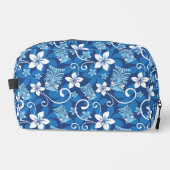 TROUSSE DE TOILETTE LUAU TIKI PATTERN (BRIGHT BLUE) DOPP KIT (Recto)